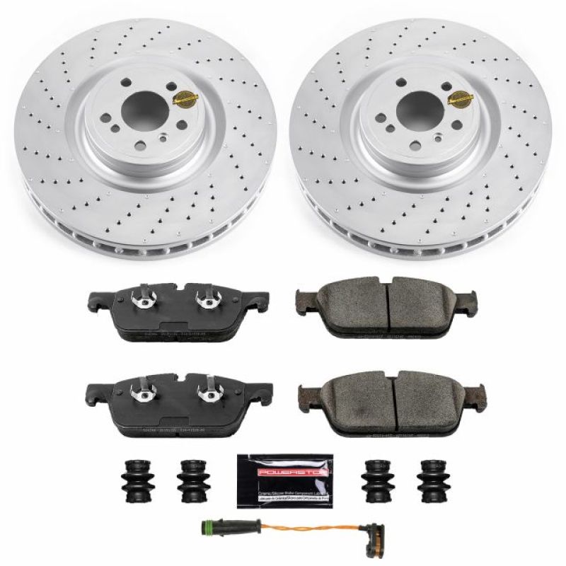 PSB Evolution Coated Rotor - Power Stop 12-14 Mercedes-Benz ML550 Front Z23 Coated Brake Kit