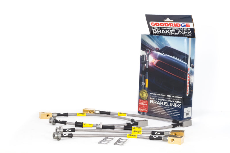 GR G-Stop Brake Line Kits - Goodridge 14-17 Nissan GT-R (NISMO Only) SS Brake Line Kit