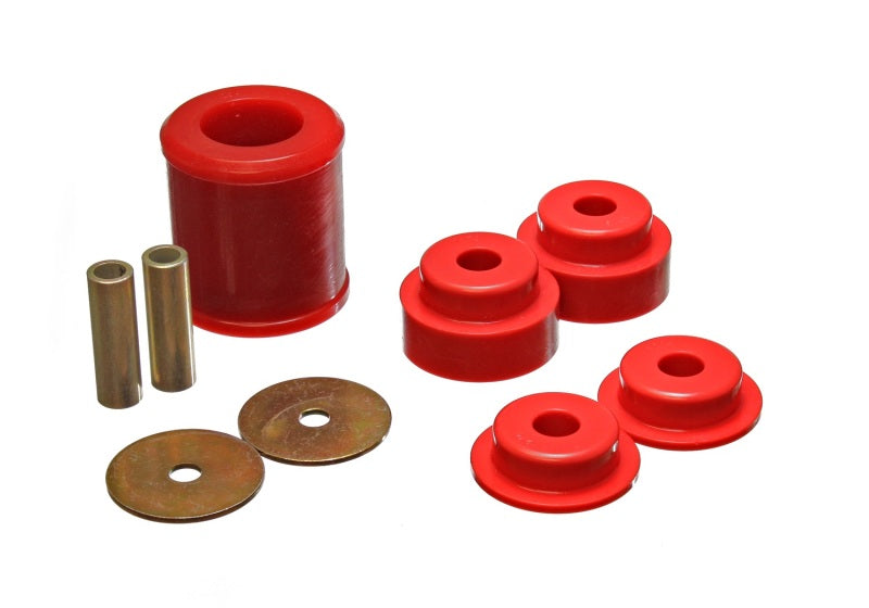 ES Diff Bushings - Red - Energy Suspension 02-09 350Z / 03-07 Infiniti G35 Red Rear Differential Bushing