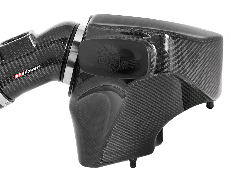 AFE Black Series Carbon Fiber Cold Air Intakes - aFe Momentum GT Pro 5R Cold Air Intake System 15-17 BMW M3/M4 S55 (tt)
