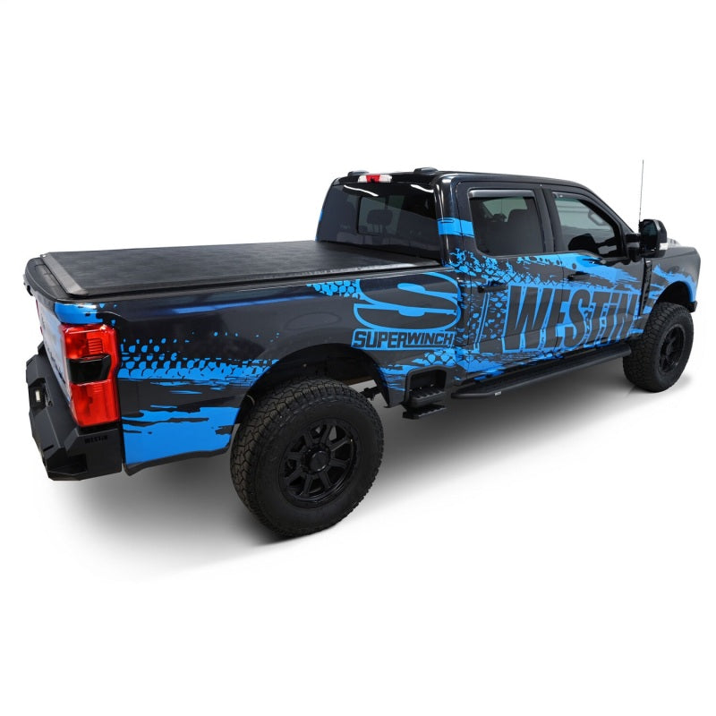 WES Running Boards - Outlaw - Westin 15-23 Ford F150 (SuperCrew) Outlaw Running Boards - Textured Black