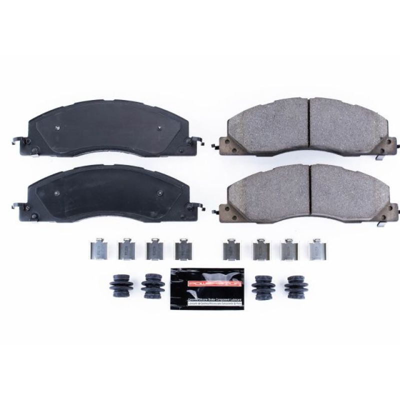 PSB Z23 Evolution Brake Pads - Power Stop 09-10 Dodge Ram 2500 Front Z23 Evolution Sport Brake Pads w/Hardware