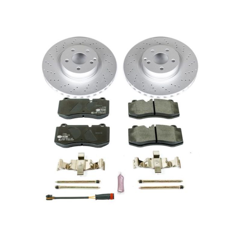 PSB Euro-Stop Kit - Power Stop 07-08 Mercedes-Benz CL550 Front Euro-Stop Brake Kit