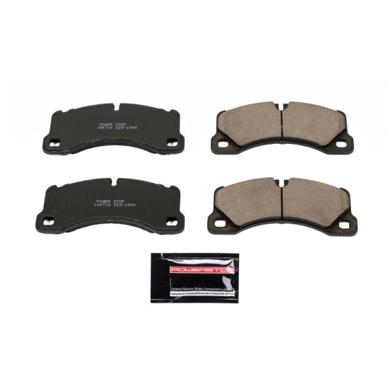 PSB Z23 Evolution Brake Pads - Power Stop 2008 Porsche Cayenne Front Z23 Evolution Sport Brake Pads w/Hardware