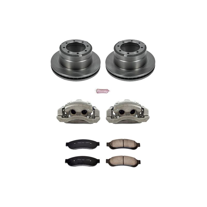 PSB Autospecialty Kit - Power Stop 05-10 Ford F-350 Super Duty Rear Autospecialty Kit w/Cals