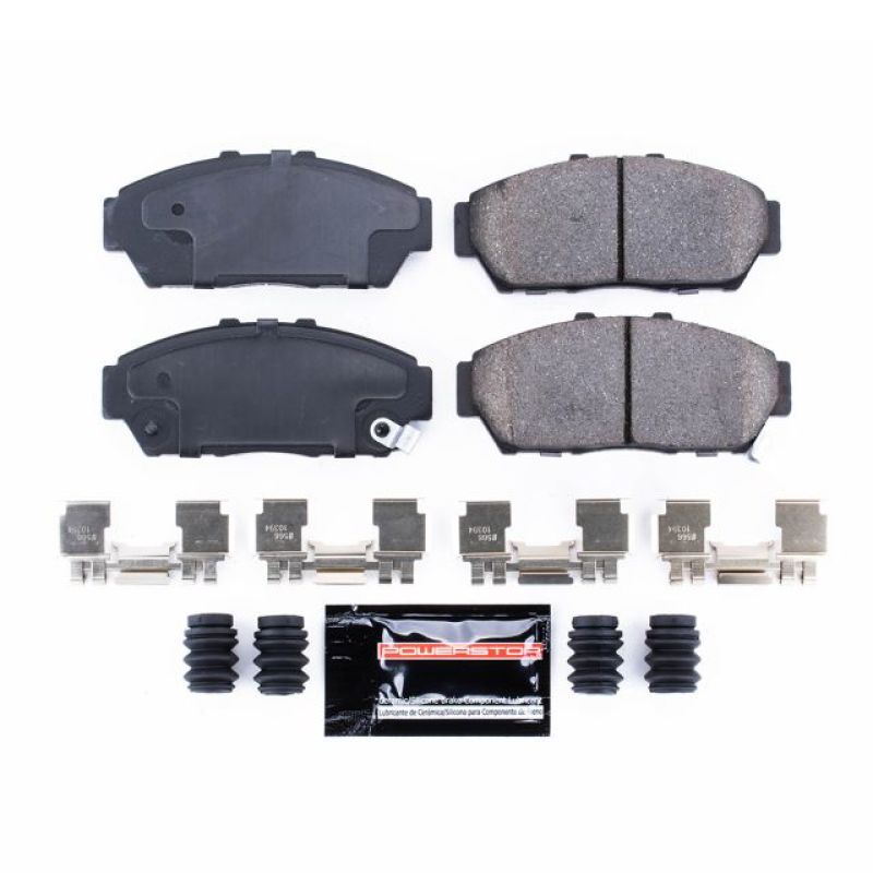 PSB Z23 Evolution Brake Pads - Power Stop 94-01 Acura Integra Front Z23 Evolution Sport Brake Pads w/Hardware