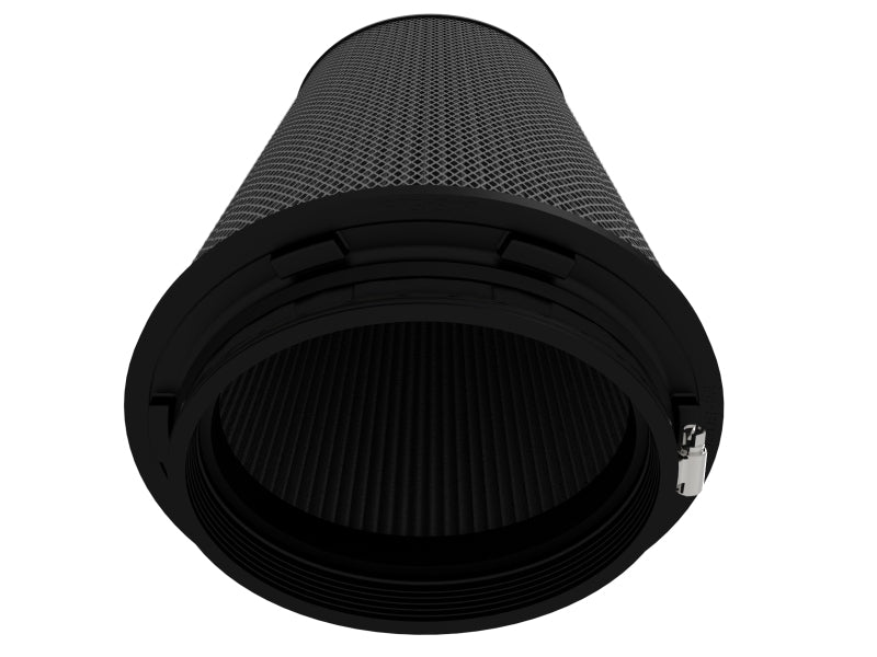 AFE Universal Pro-5 R Filter - aFe POWER Magnum FLOW Blk Pro 5R Air Filter 6.75x5in Flange x 9.25x7.5 Base x 7.75x6 Top x 18 Height