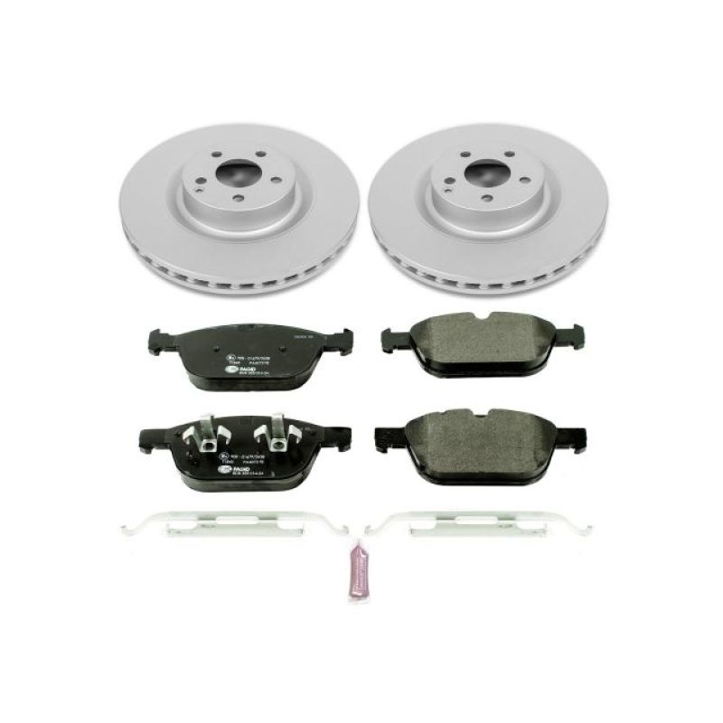 PSB Euro-Stop Kit - Power Stop 10-15 Volvo XC60 Front Euro-Stop Brake Kit