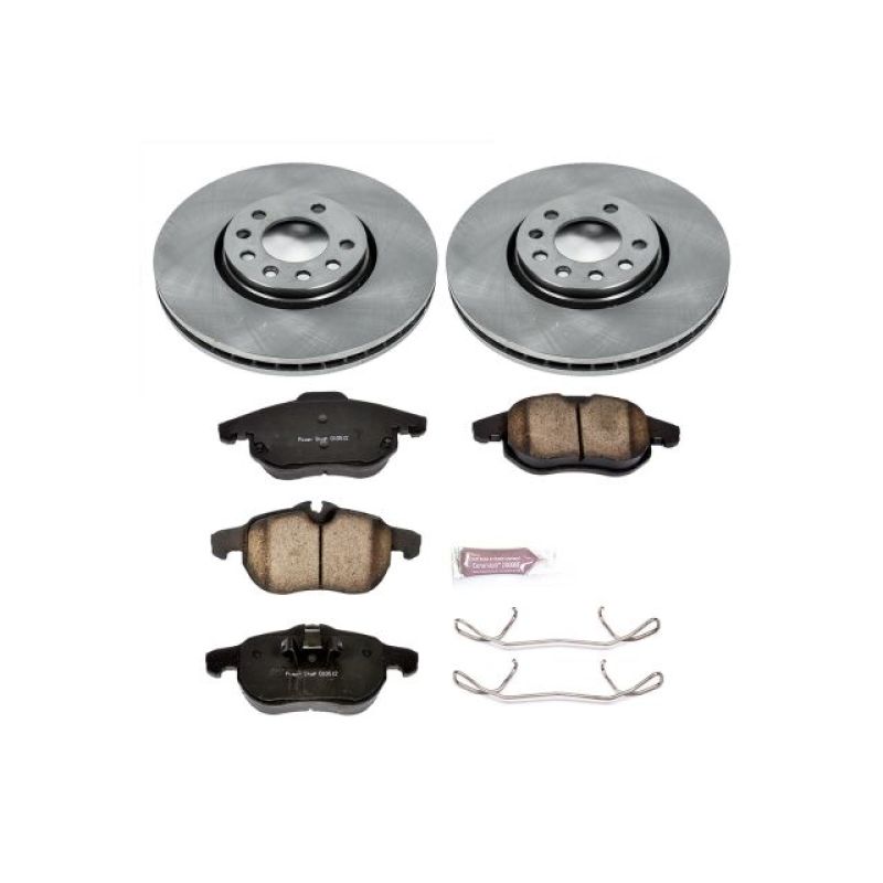 PSB Autospecialty Kit - Power Stop 03-11 Saab 9-3 Front Autospecialty Brake Kit