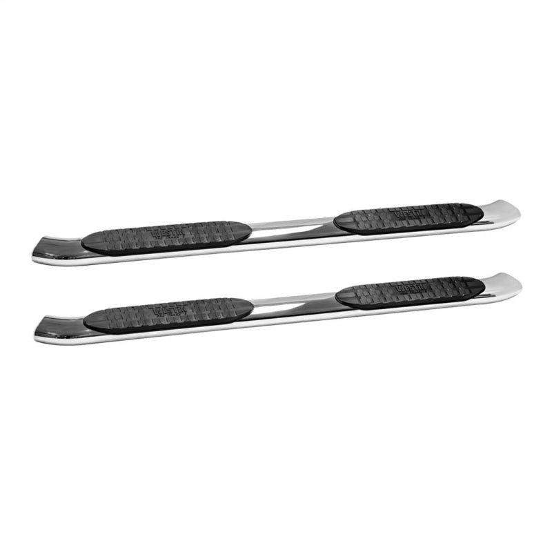 WES Nerf Bars - PRO TRAXX 5 - Westin 2015-2018 Chevrolet/GMC Colorado/Canyon Crew Cab PRO TRAXX 5 Oval Nerf Step Bars - SS