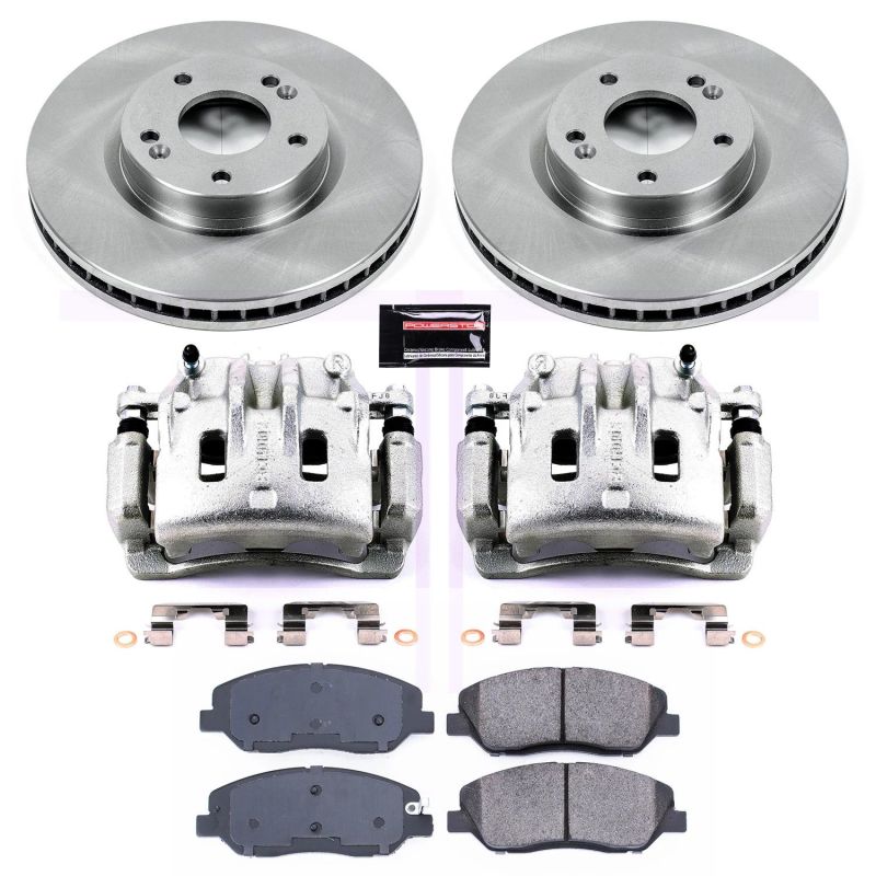 PSB Autospecialty Caliper - Power Stop 07-09 Hyundai Santa Fe Front Autospecialty Kit w/Cals