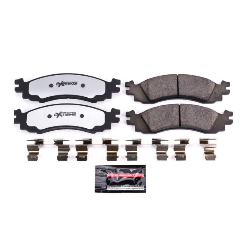 PSB Z36 Truck & Tow Brake Pads - Power Stop 06-10 Ford Explorer Front Z36 Truck & Tow Brake Pads w/Hardware