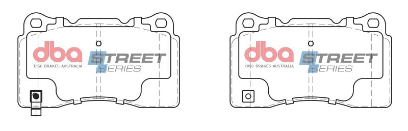 DBA Street Series Brake Pads - DBA 05-06 Ford GT Rear Street Series Brake Pads