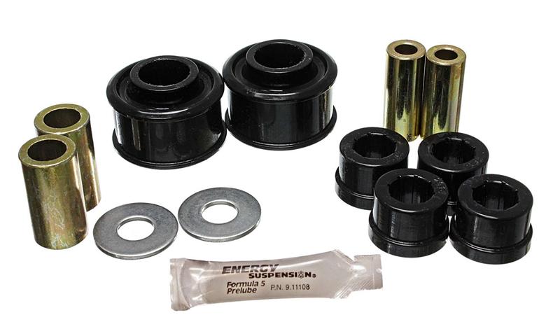 ES Cntrl Arm Bushings - Black - Energy Suspension Subaru Crosstrek/Forester/Impreza/Legacy/WRX Black Front Control Arm Bushing Set