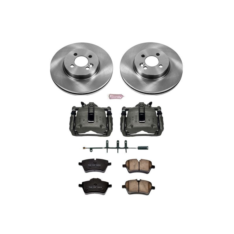 PSB Autospecialty Kit w/Cals - Power Stop 07-08 Mini Cooper Front Autospecialty Brake Kit w/Calipers