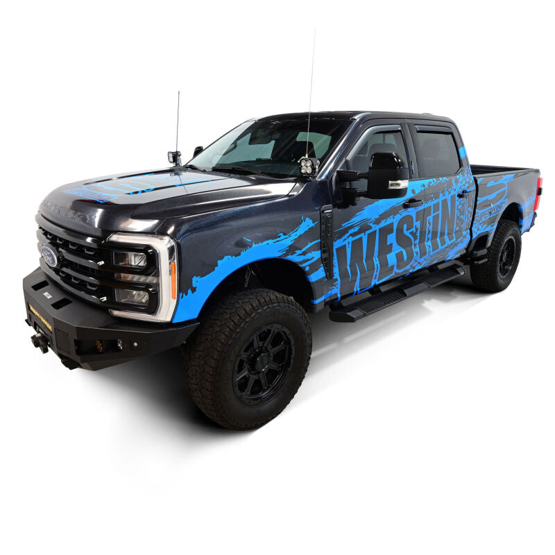 WES Running Boards - AT6 - Westin 15-25 Ford F-150 SuperCrew / 17-25 F-250/350 CC AT6 Running Boards - Black