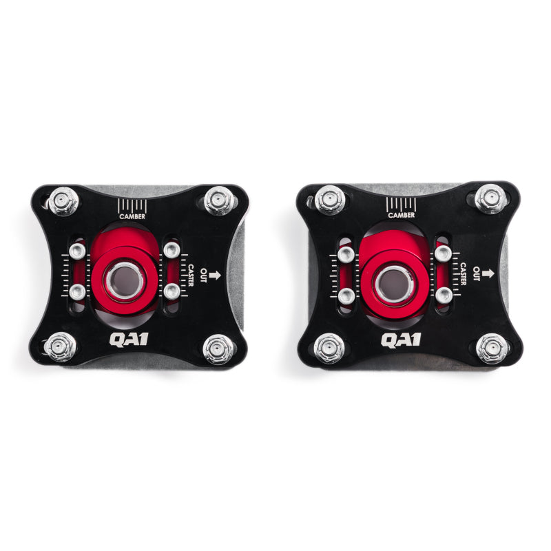 QAP Camber Plates - QA1 05-14 Ford Mustang Caster-Camber Plate Kit