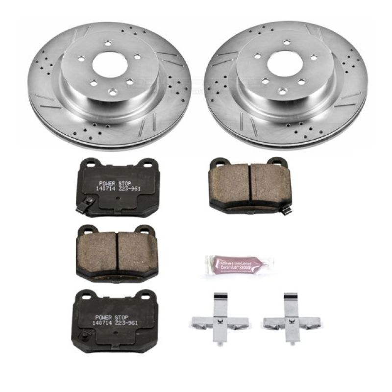 PSB Z23 Evolution Kit - Power Stop 03-04 Infiniti G35 Rear Z23 Evolution Sport Brake Kit