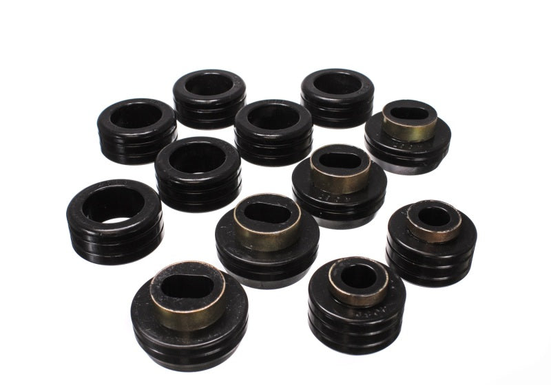 ES Body Mounts - Black - Energy Suspension 83-04 GM S-10/S-15 PU 2WD/4WD Black Body (Cab) Mount Set