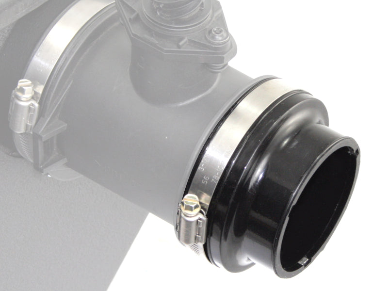 AFE Elbow Reducing Couplers - aFe MagnumFORCE Spare Parts AIS Coupling Reducer: (3-1/2 x 2.80)ID x 2L