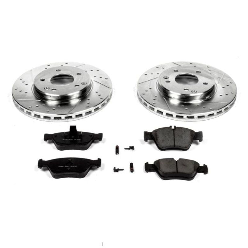 PSB Z23 Evolution Kit - Power Stop 99-00 Mercedes-Benz C230 Front Z23 Evolution Sport Brake Kit