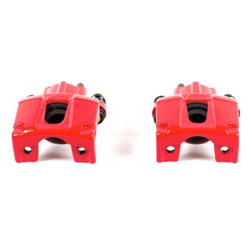 PSB Red Calipers - Power Stop 05-10 Infiniti QX56 Rear Red Calipers w/o Brackets - Pair