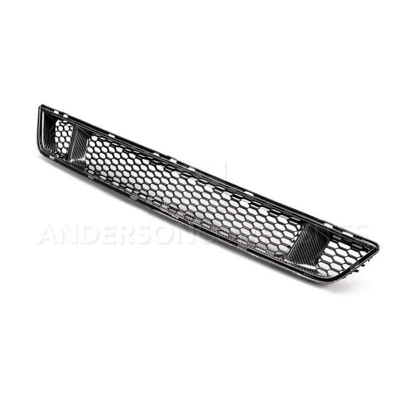 AND Front Grilles - Anderson Composites 15-17 Ford Mustang Front Carbon Fiber Lower Grille