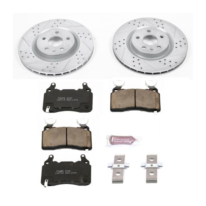 PSB Z23 Evolution Kit - Power Stop 10-15 Chevrolet Camaro Front Z23 Evolution Sport Brake Kit