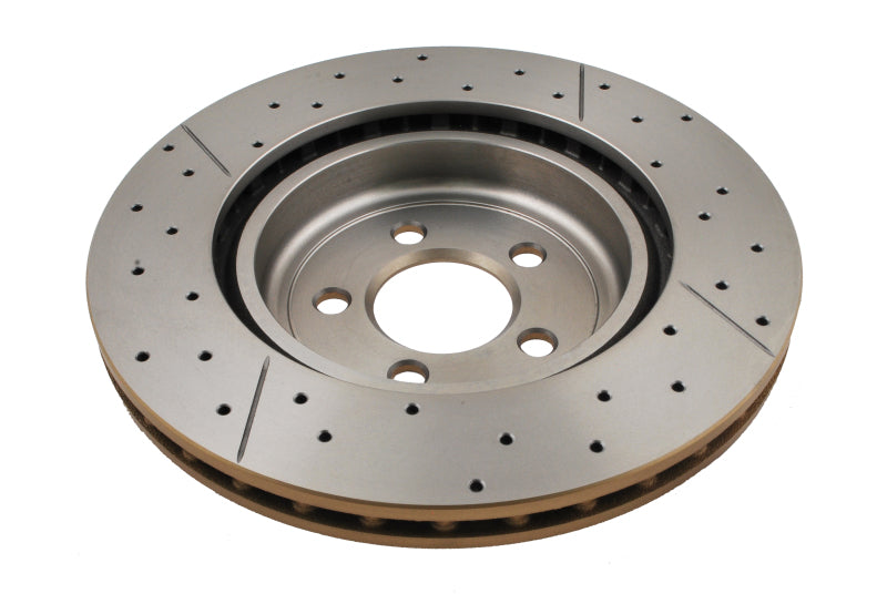 DBA Street Slot&Drill Rotors - DBA 09-20 Dodge Challenger Front Drilled & Slotted Street Series Rotor