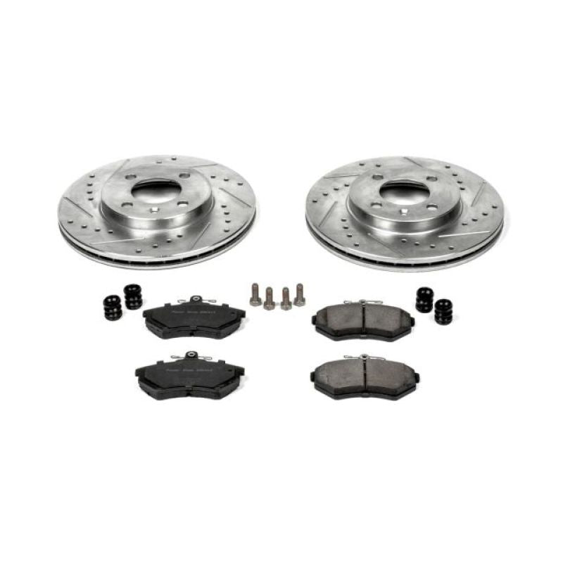 PSB Z23 Evolution Kit - Power Stop 95-02 Volkswagen Cabrio Front Z23 Evolution Sport Brake Kit