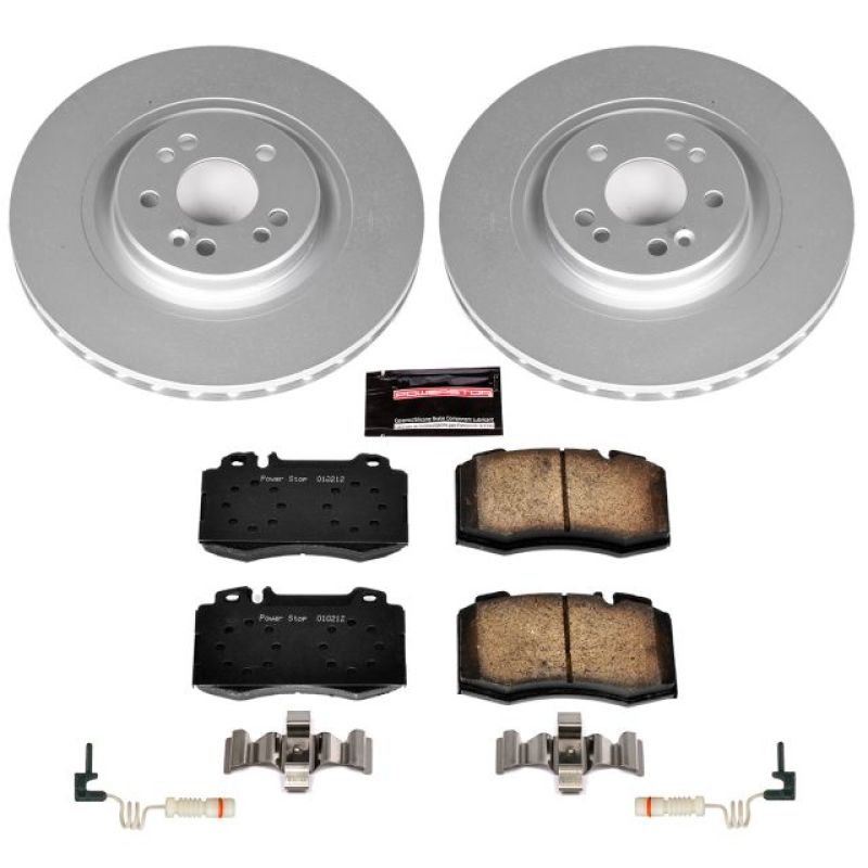 PSB Z23 Evolution Coated Kit - Power Stop 00-03 Mercedes-Benz ML55 AMG Front Z23 Evolution Sport Coated Brake Kit