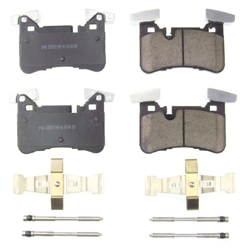 PSB Z17 Evolution Brake Pads - Power Stop 2012 Mercedes-Benz C63 AMG Rear Z17 Evolution Ceramic Brake Pads w/Hardware