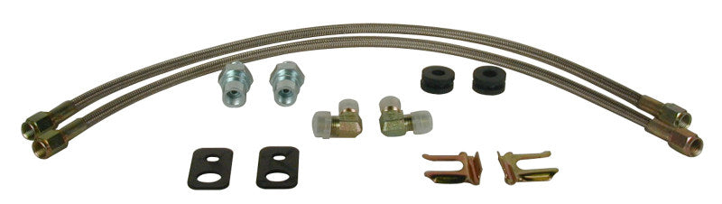 WIL Flexline Brake Hose - Wilwood Flexline Kit 99-03 WRX Subaru w/ SL6 Front Caliper