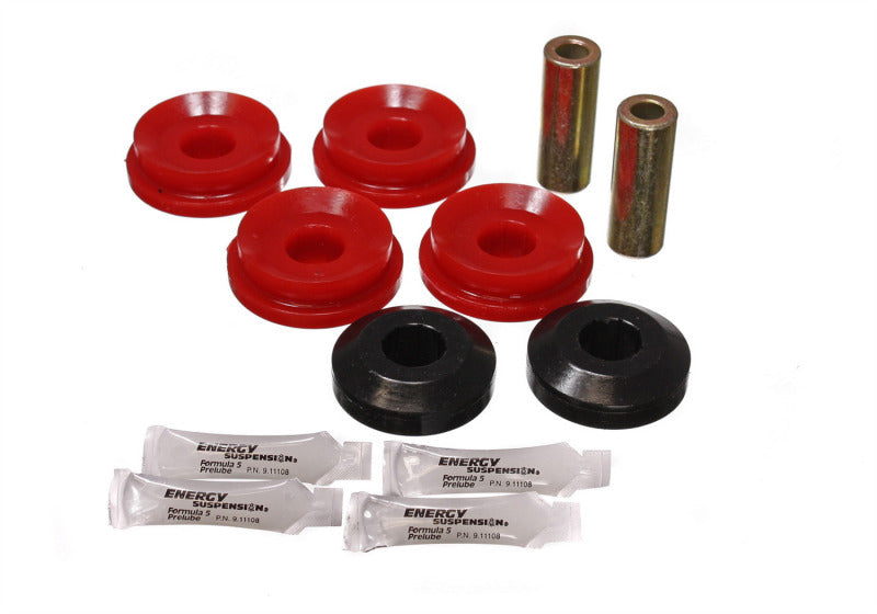 ES Strut Bushings - Red - Energy Suspension 95-98 Nissan 240SX (S14) / 89-94 240SX (S13) / 90-96 300ZX Red Front Strut Rod Bus