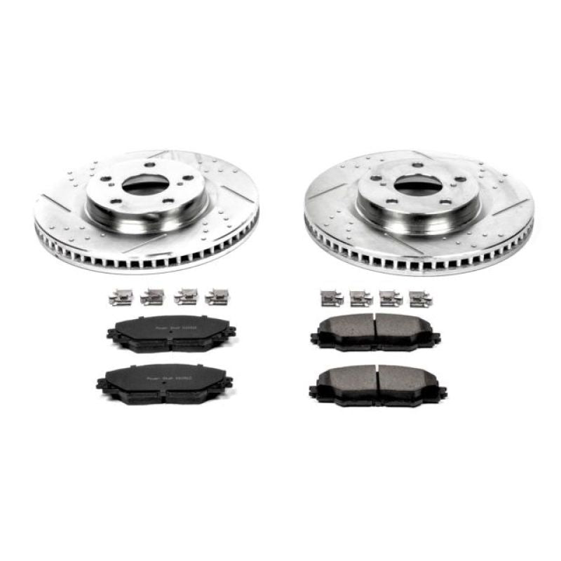 PSB Z23 Evolution Kit - Power Stop 09-10 Pontiac Vibe Front Z23 Evolution Sport Brake Kit