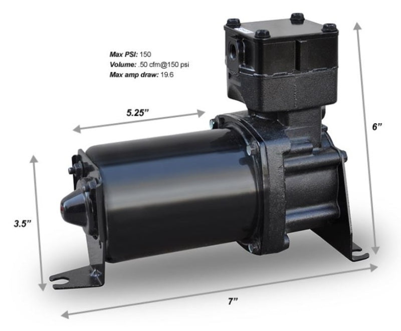 RID Air Compressors - Ridetech Air Compressor 309 Model Thomas