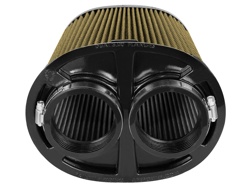 AFE PG7 Drop In Filter - aFe Momentum Intake Rep Air Filter w/PG7 Media-3in F (Dual) x (8.25x6.25)in B x (7.25x5)in T x 9in H