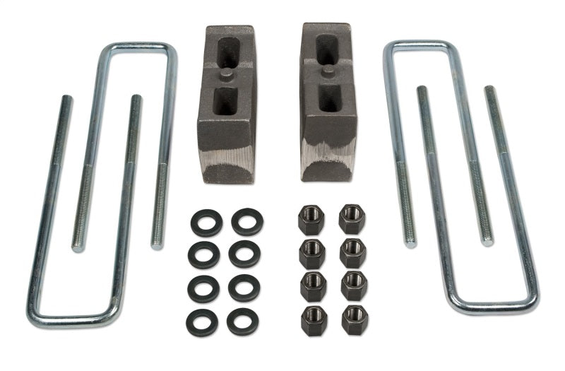 TUF Rear Block Kits - Tuff Country 01-10 Chevy Silverado 3500 4wd 4in Rear Block & U-Bolt Kit