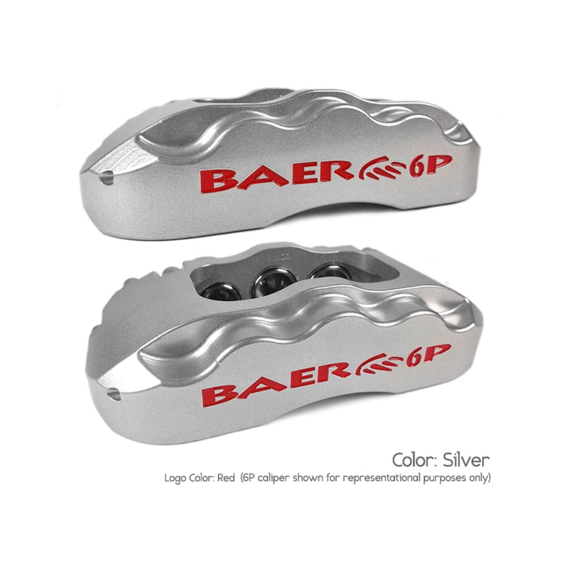 BAE SS4 Brake Kits - Baer Brakes 67-73 Ford Mustang 13in SS4+ Rear SDZ Brake Kit - Silver