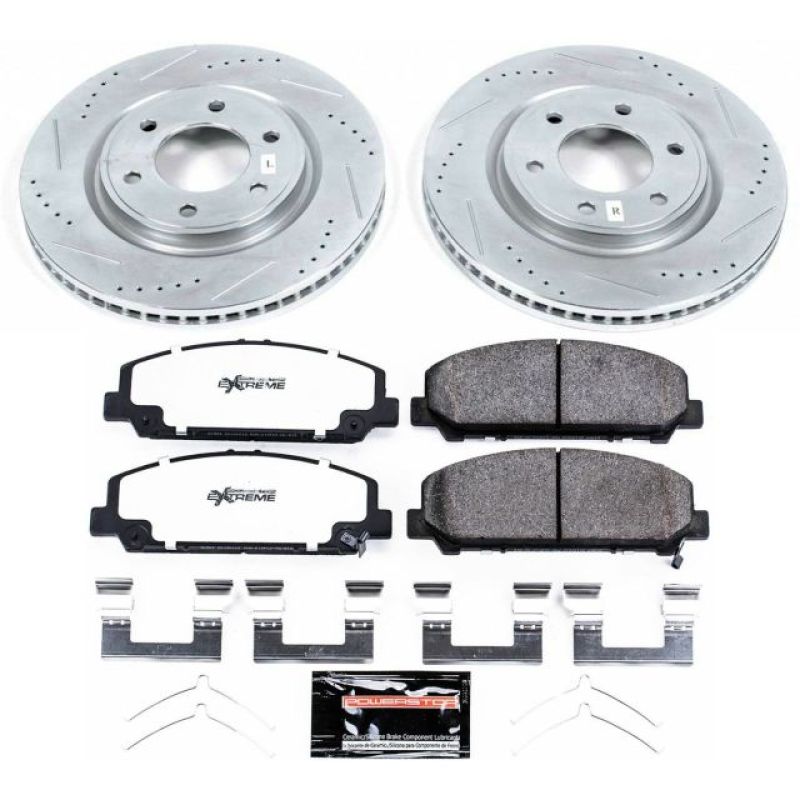PSB Z36 Truck & Tow Kit - Power Stop 11-13 Infiniti QX56 Front Z36 Truck & Tow Brake Kit