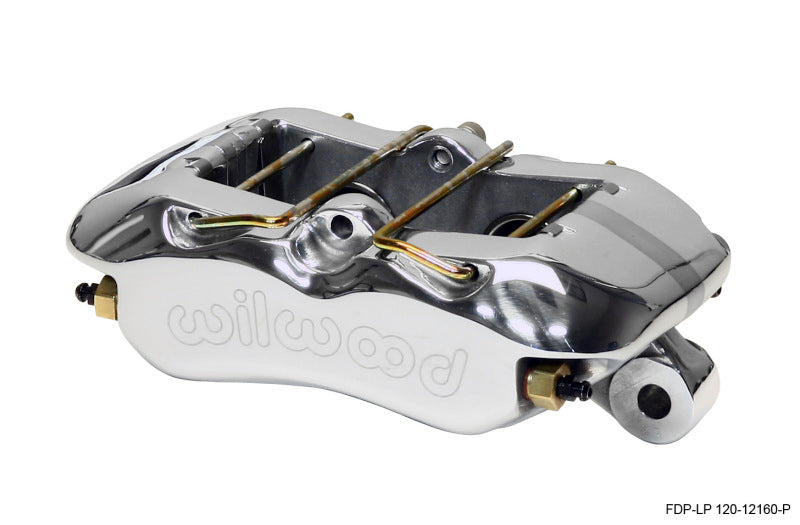 WIL Dynapro Caliper - Wilwood Caliper-Dynapro Low-Profile 5.25in Mount - Pol 1.12in Pistons .81in Disc