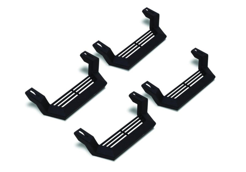 RAM Rock Rails - Rampage 1999-2019 Jeep Rock Rail Short Step Universal 4 Piece Set - Black