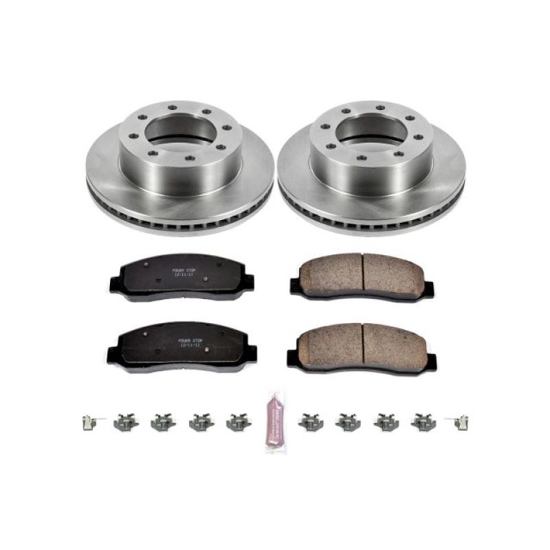 PSB Autospecialty Rotor - Power Stop 10-11 Ford F-350 Super Duty Front Autospecialty Brake Kit