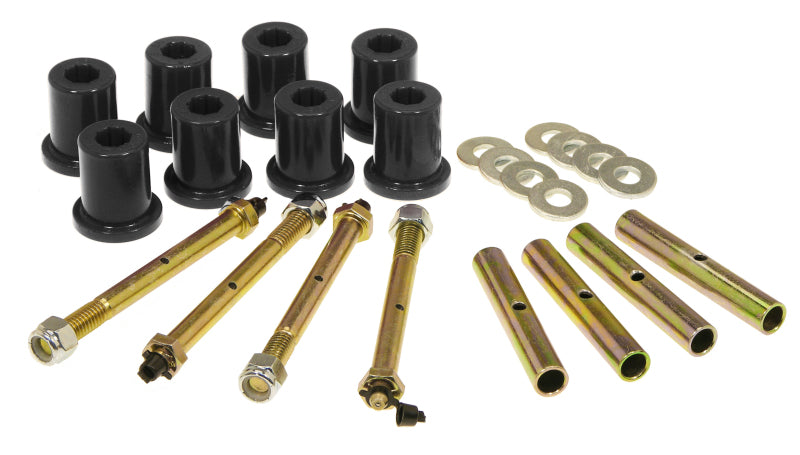 PRO Spring/Shackle Bush- Blk - Prothane 76-86 Jeep CJ5/7/8 Rear Shackle Bushings - Black