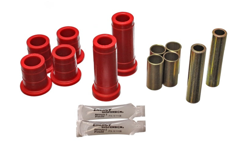 ES Cntrl Arm Bushings - Red - Energy Suspension 72-78 Ford Red Front End Control Arm Bushing Set