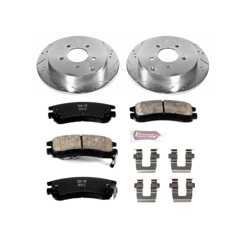 PSB Z23 Evolution Kit - Power Stop 02-07 Buick Rendezvous Rear Z23 Evolution Sport Brake Kit