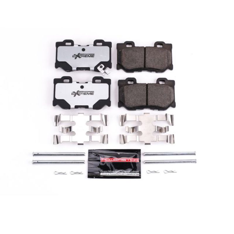 PSB Z26 Extreme Brake Pads - Power Stop 09-13 Infiniti FX50 Rear Z26 Extreme Street Brake Pads w/Hardware