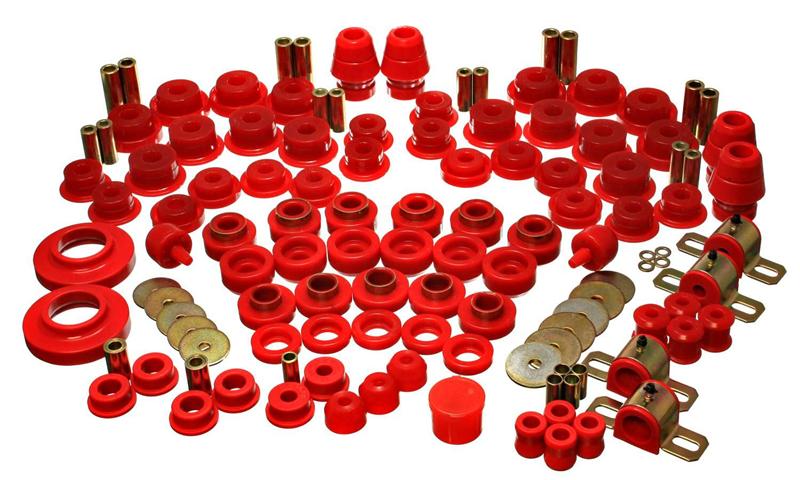 ES Hyper-Flex Sets - Red - Energy Suspension 07-11 Jeep JK 2dr Red Hyper-Flex Master Bushing Set