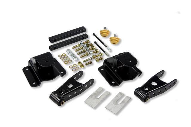 BT Shackle Kit - Belltech SHACKLE AND HANGER KIT 94-99 RAM 1500 XtdCab 4inch