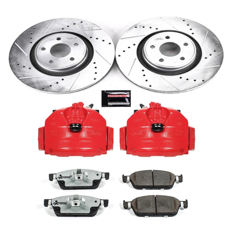 PSB Z26 Street Warrior Kit - Power Stop 15-20 Lincoln MKC Front Z26 Street Kit w/Cals